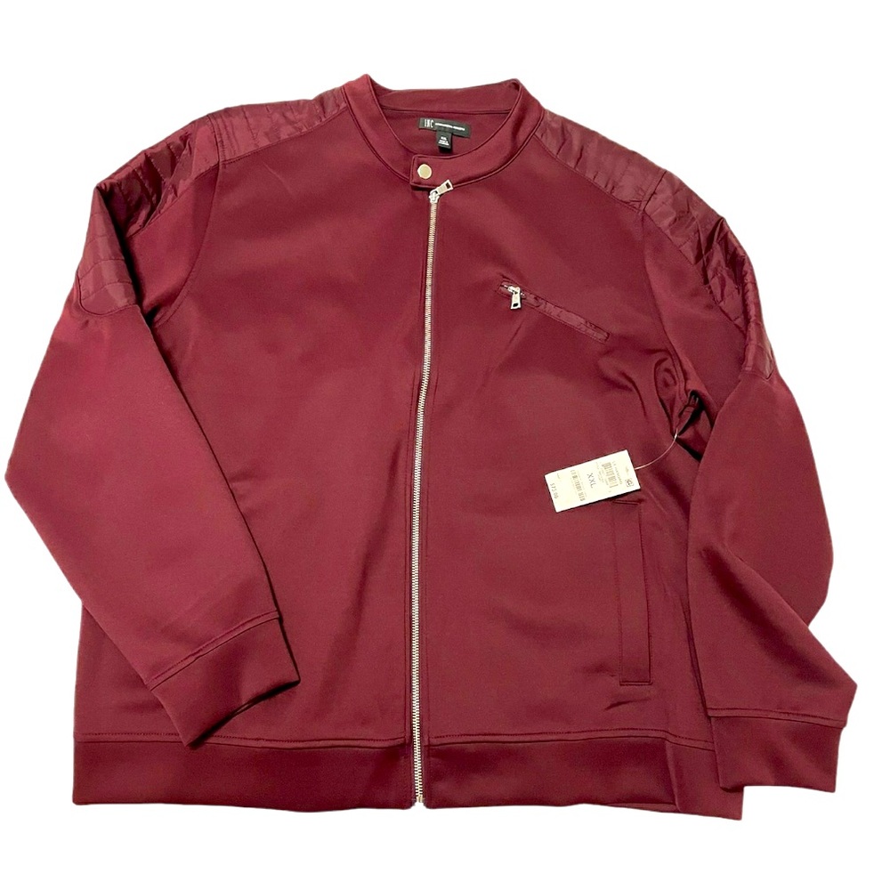 Internstion Concepts Inc Men's Red Wilson Moto Jacket